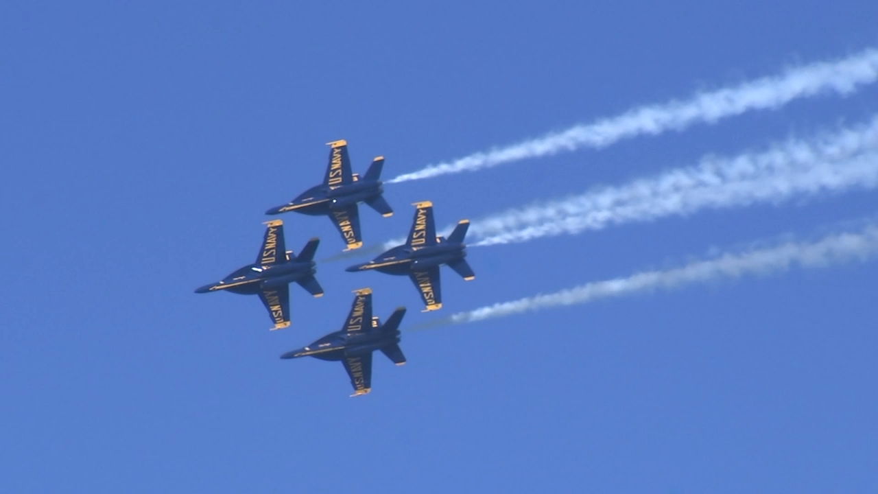 Blue Angels roar back over San Francisco Bay after Friday fog delay
— ABC 7 Bay Area, Piedmont Arts news