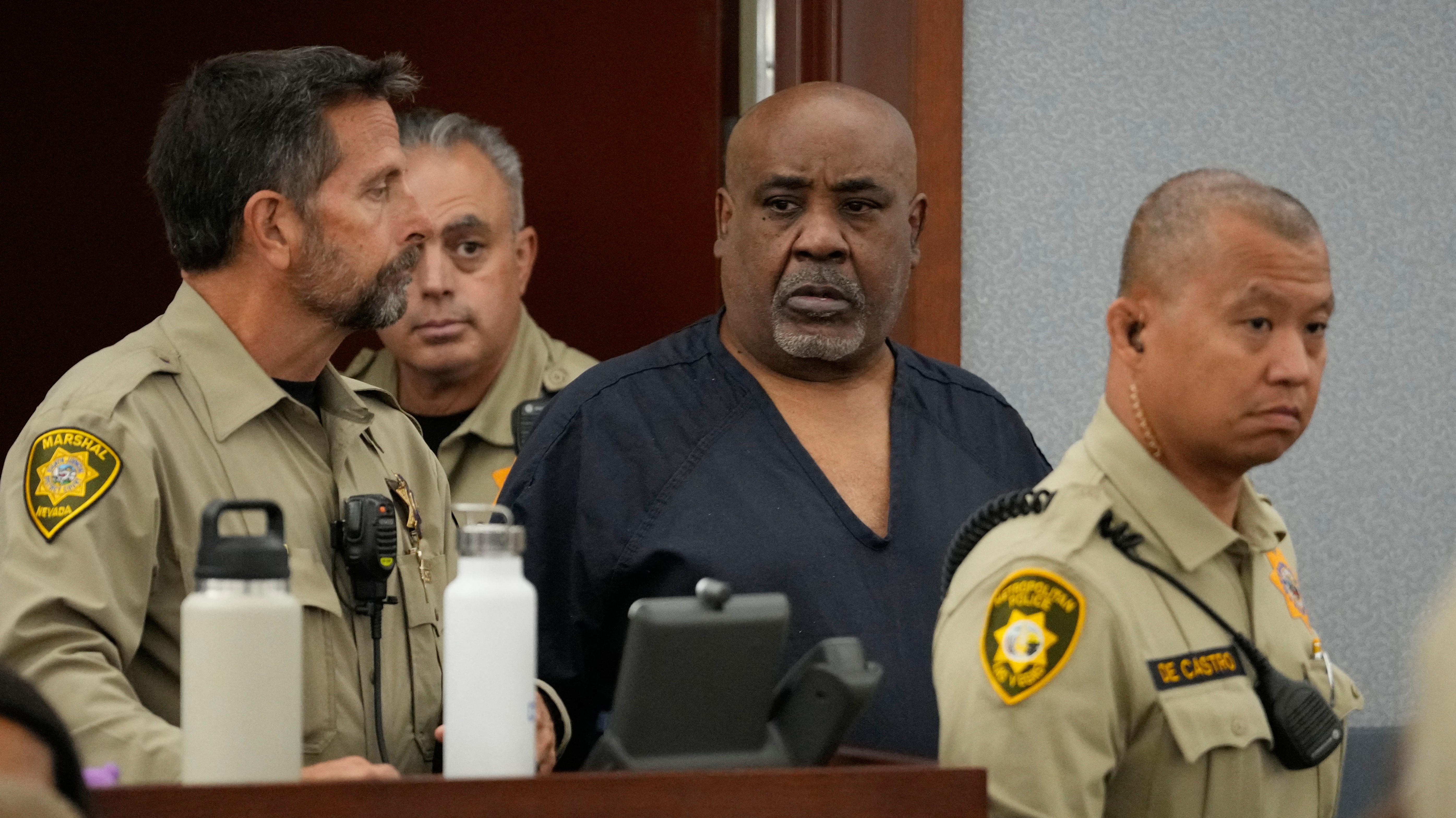 Duane 'Keffe D' Davis  convicted of orchestrating the murder of rap icon Tupac Shakur gets 40 years to life in prison
       — ABC 7 Bay Area, Piedmont Arts news