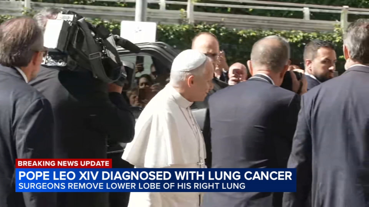 Pope surgery update: Vatican says Pope Leo XIV has lung cancer and the lower lobe of his right lung was removed
       — ABC 7 Bay Area, Piedmont Community news