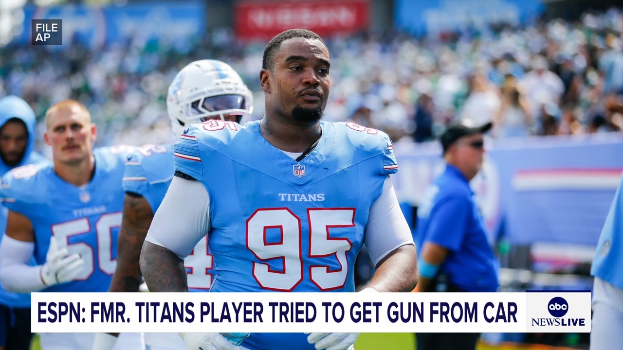 Jordan Elliott was released by Titans after pulling out gun in parking lot, coach Robert Saleh says
       — ABC 7 Bay Area, Piedmont Sports news