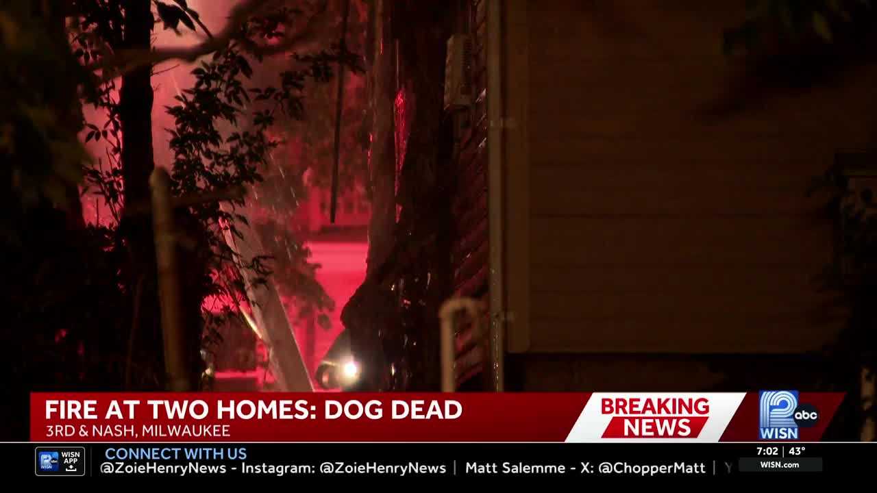 Dog killed during overnight fire that spread from one Milwaukee home to a second — WISN 12 Milwaukee, Piedmont Community news