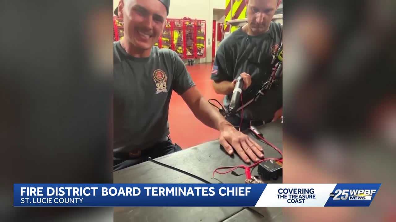 St. Lucie County fire chief terminated after months of controversy — WPBF West Palm Beach, Piedmont Community news