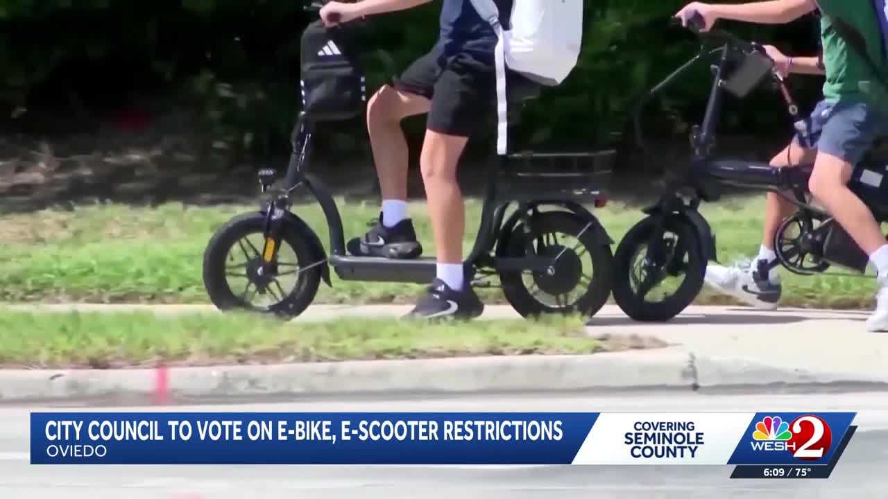 Oviedo city council to vote on micromobility rules to improve sidewalk safety — WESH 2 Orlando, Piedmont Government news