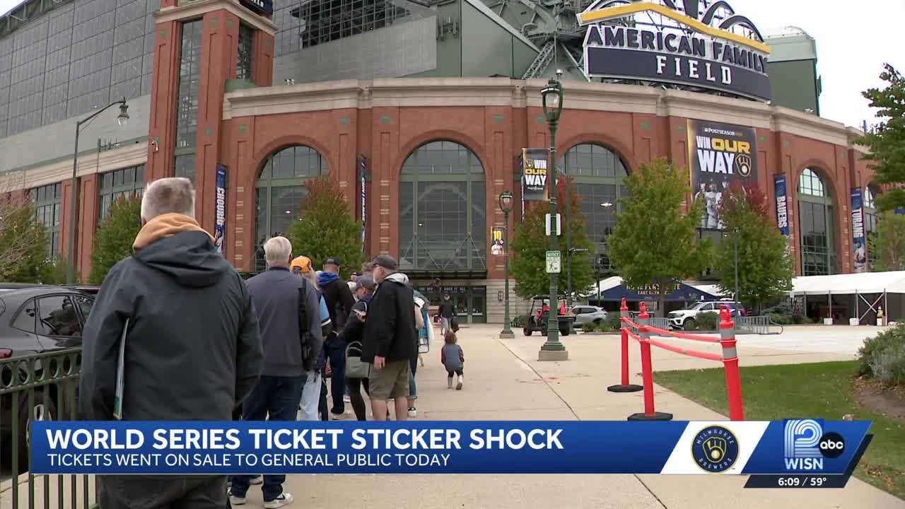 Brewers fans shocked by high World Series ticket prices — WISN 12 Milwaukee, Piedmont Sports news