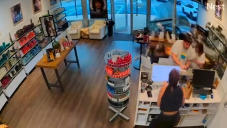 Couple survives being hit by car that crashed through a Jacksonville hair salon — First Coast News Local, Piedmont Community news