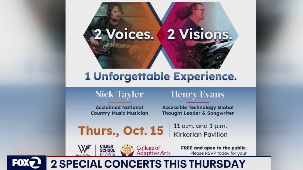 Free concerts highlighting people overcoming physical challenges — KTVU FOX 2 Bay Area, Piedmont Technology news