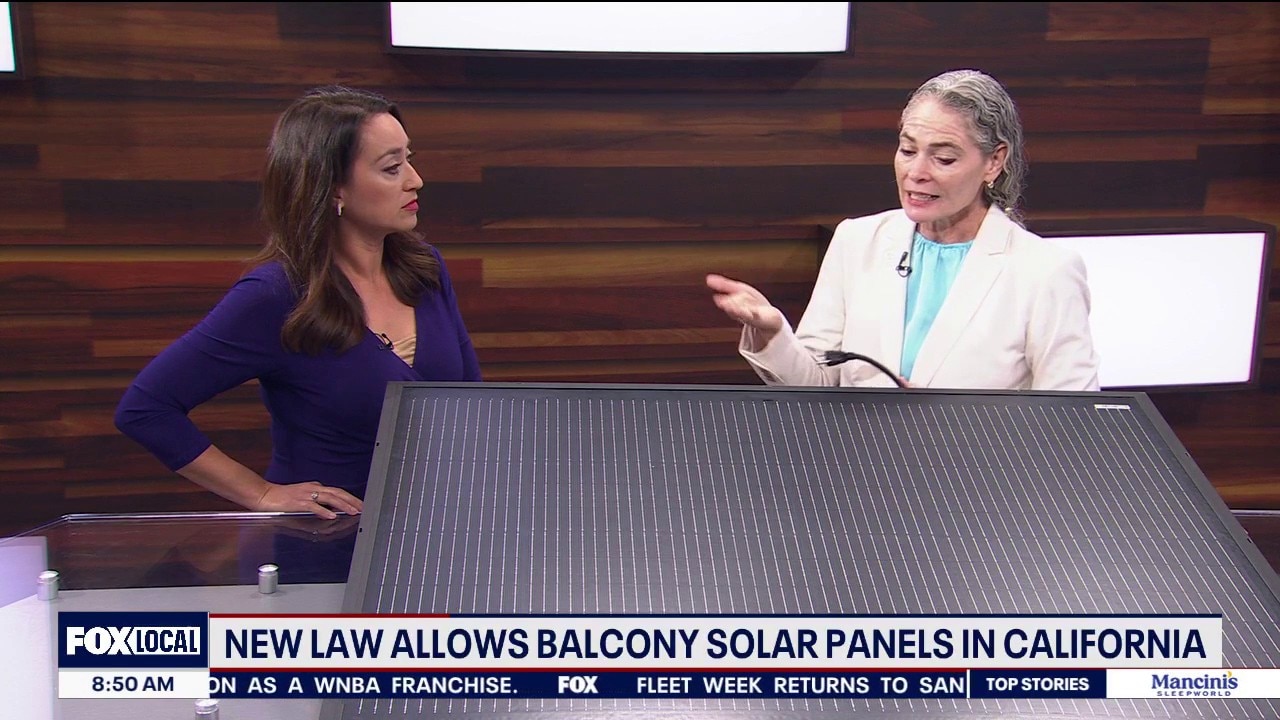 How balcony solar panels work, under new California law allowing them — KTVU FOX 2 Bay Area